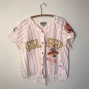 Esleep 90s Baseball Tee